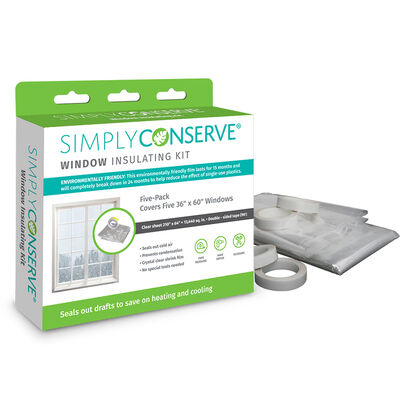 Simply Conserve Deluxe Window Film Kit (5 Windows)
